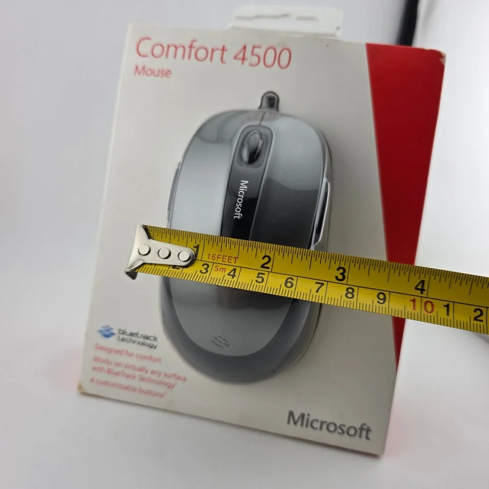 Microsoft Comfort 4500 BlueTrack Wired Mouse 4-Button  NEW Computing Office